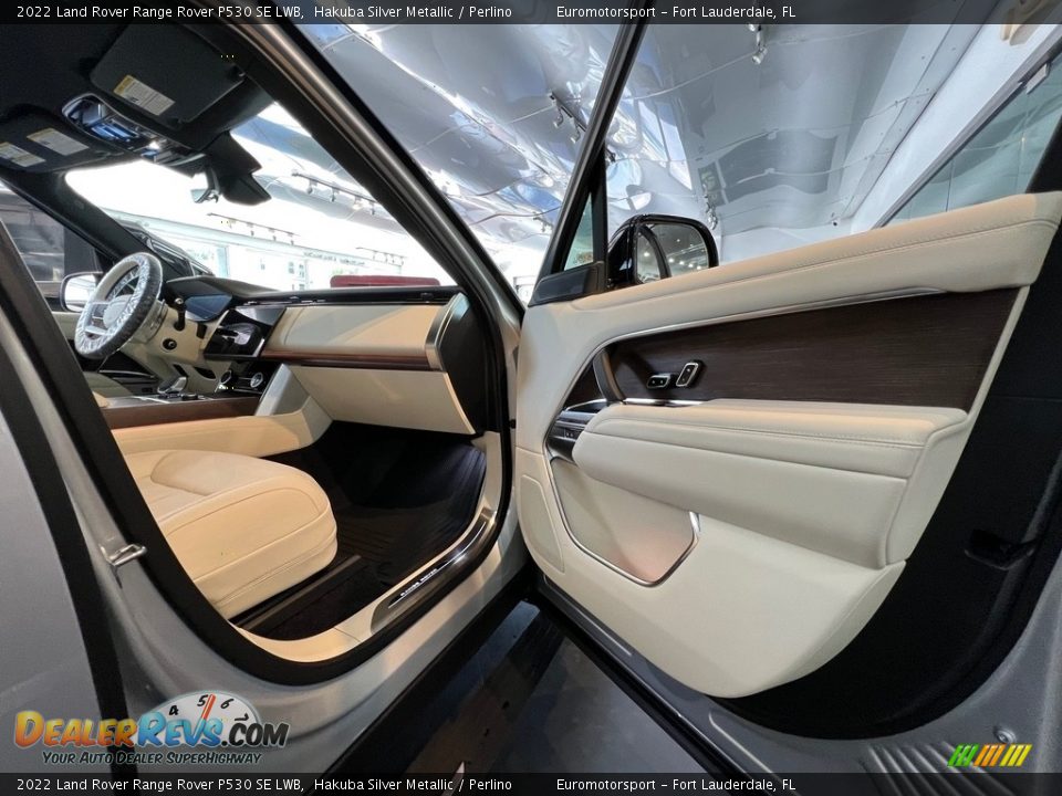 2022 Land Rover Range Rover P530 SE LWB Hakuba Silver Metallic / Perlino Photo #10