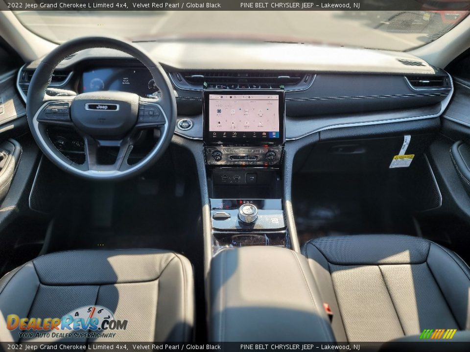 2022 Jeep Grand Cherokee L Limited 4x4 Velvet Red Pearl / Global Black Photo #8