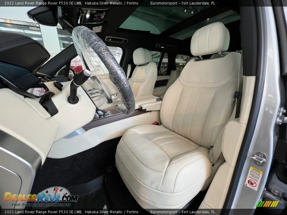 2022 Land Rover Range Rover P530 SE LWB Hakuba Silver Metallic / Perlino Photo #11