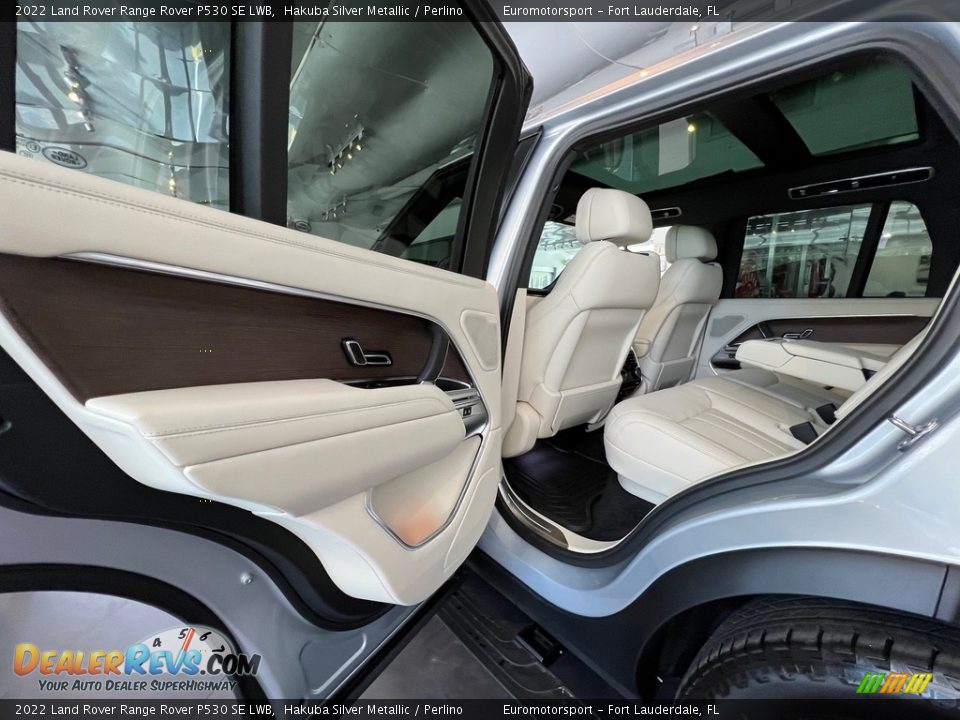 2022 Land Rover Range Rover P530 SE LWB Hakuba Silver Metallic / Perlino Photo #12
