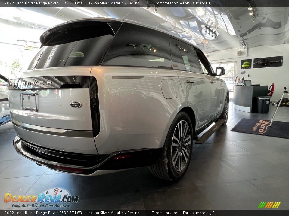 2022 Land Rover Range Rover P530 SE LWB Hakuba Silver Metallic / Perlino Photo #14