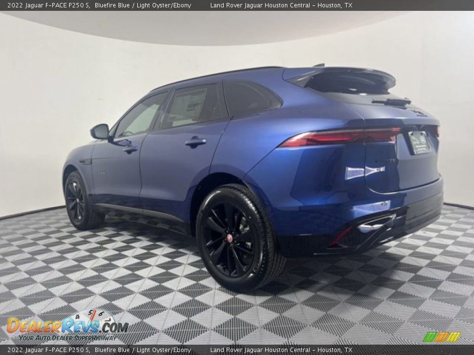 2022 Jaguar F-PACE P250 S Bluefire Blue / Light Oyster/Ebony Photo #9