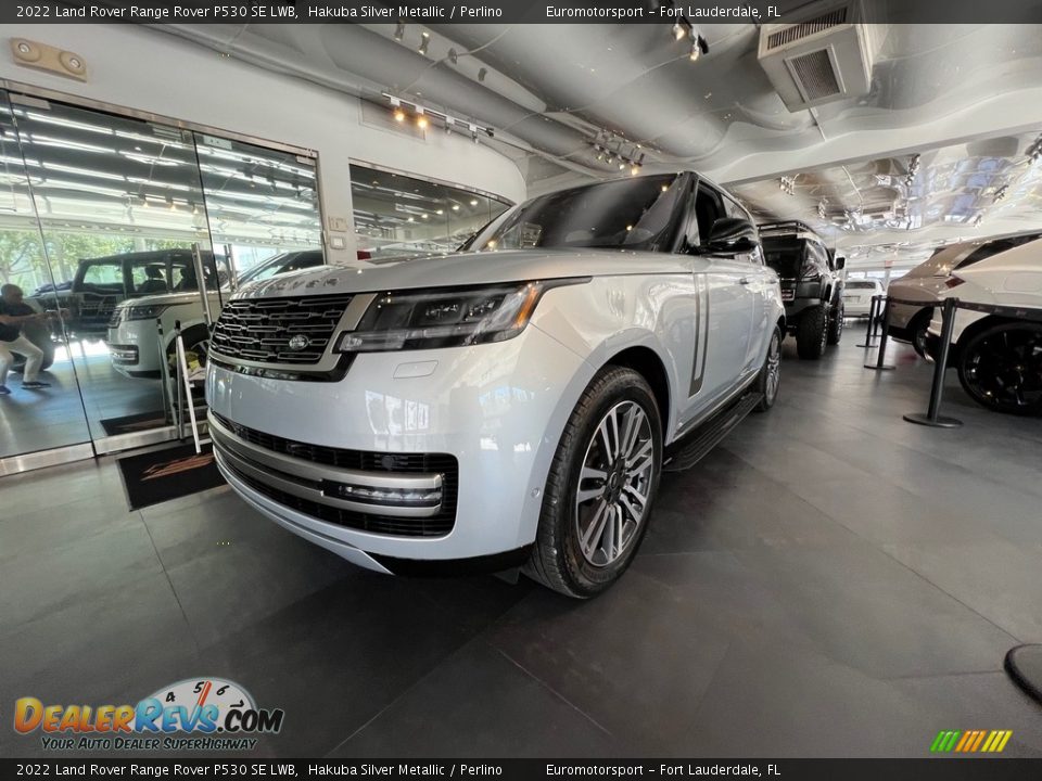 2022 Land Rover Range Rover P530 SE LWB Hakuba Silver Metallic / Perlino Photo #16