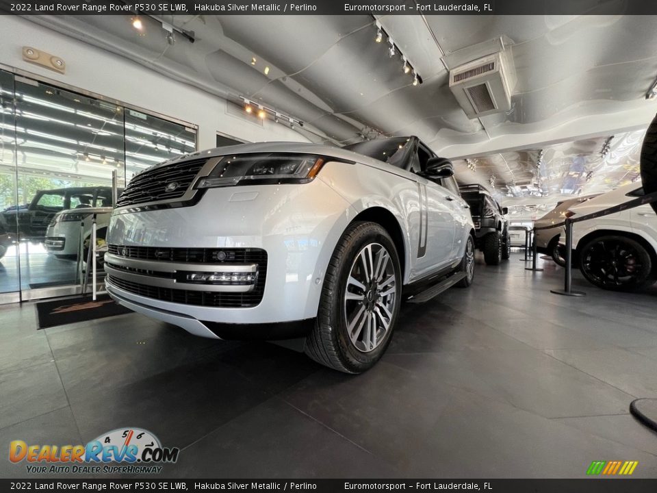 2022 Land Rover Range Rover P530 SE LWB Hakuba Silver Metallic / Perlino Photo #17