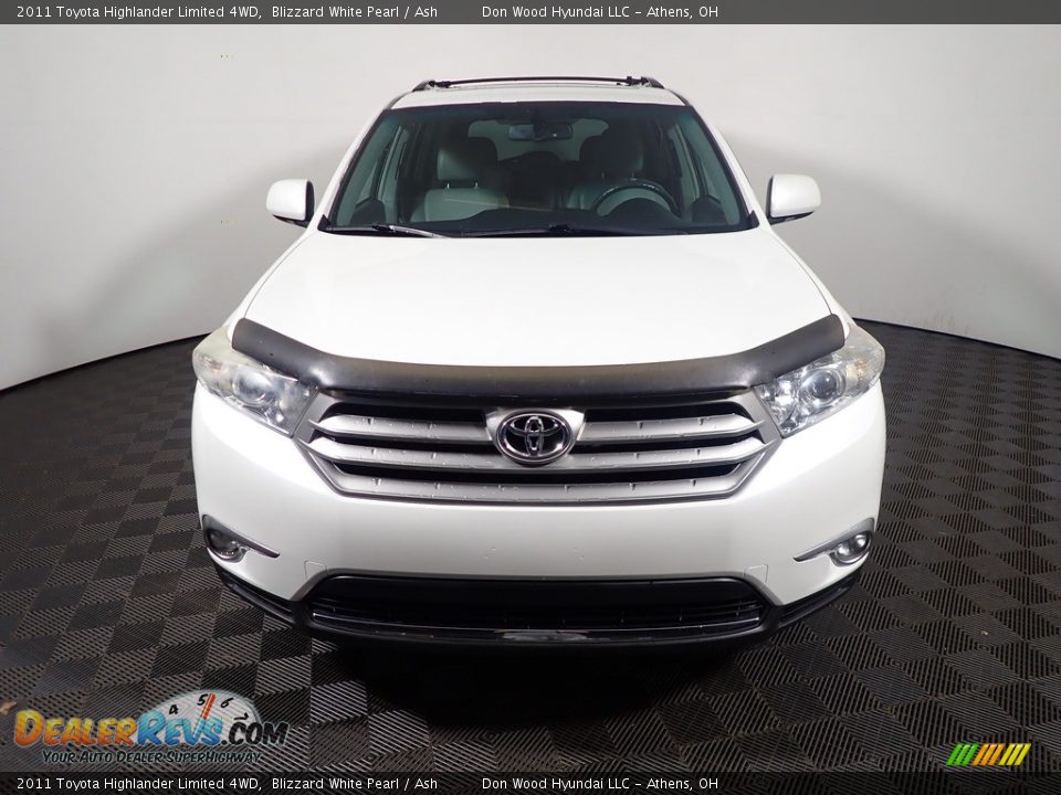2011 Toyota Highlander Limited 4WD Blizzard White Pearl / Ash Photo #6