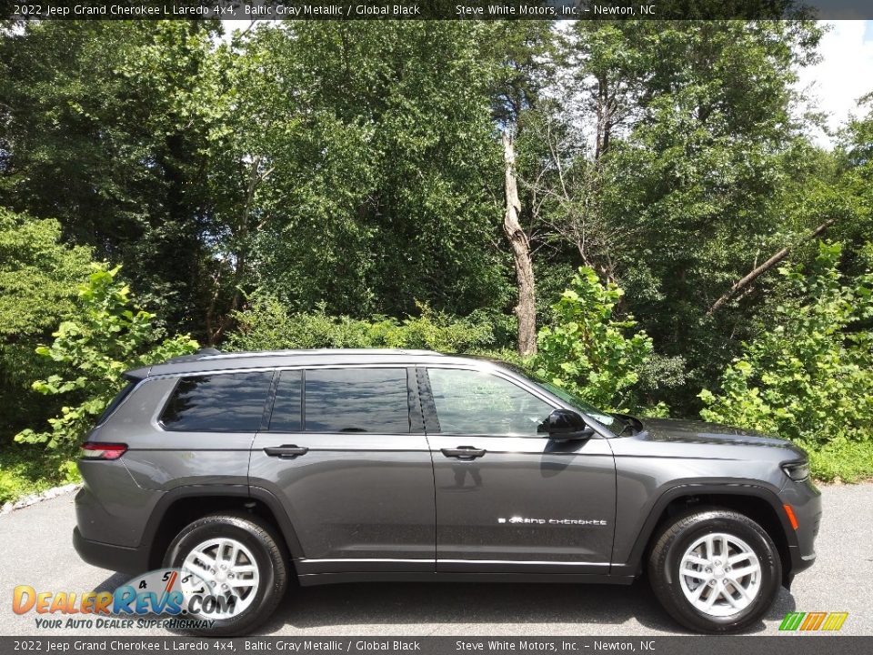 2022 Jeep Grand Cherokee L Laredo 4x4 Baltic Gray Metallic / Global Black Photo #5