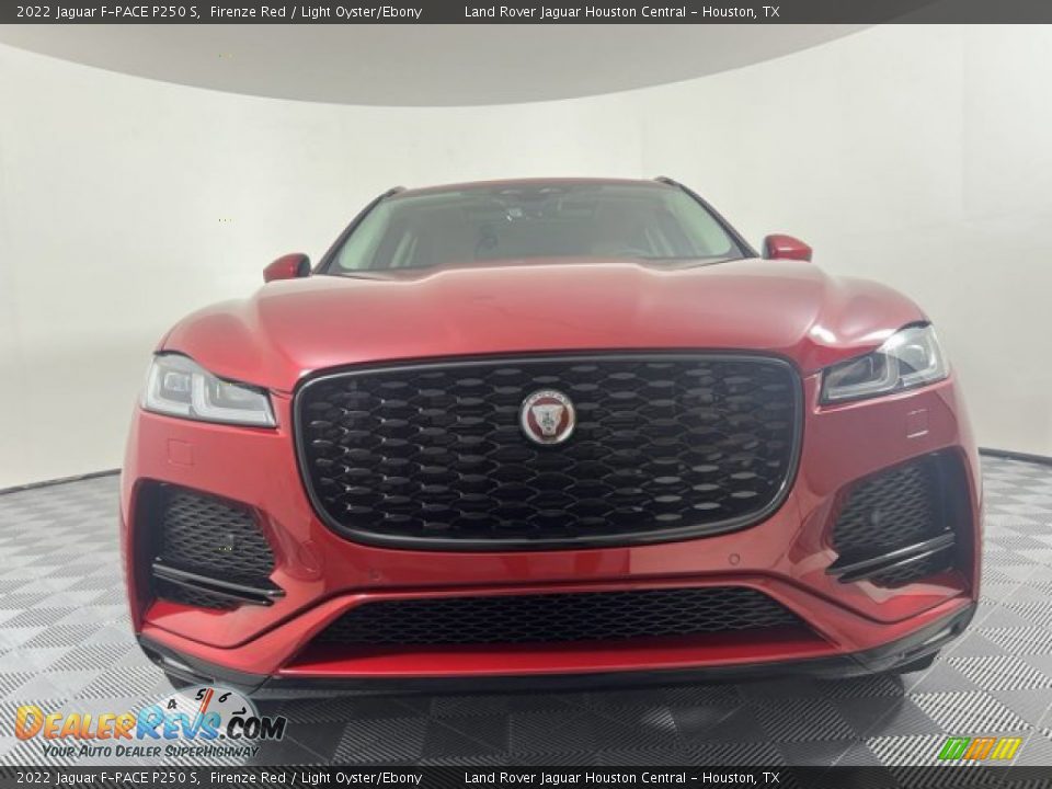 2022 Jaguar F-PACE P250 S Firenze Red / Light Oyster/Ebony Photo #7