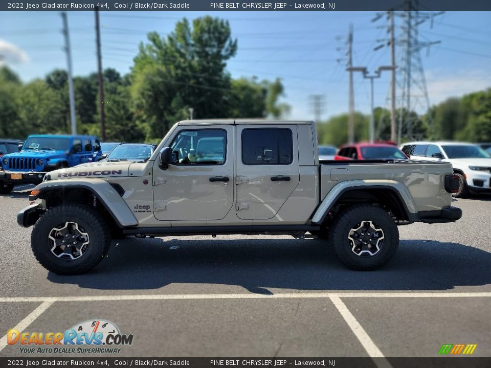 2022 Jeep Gladiator Rubicon 4x4 Gobi / Black/Dark Saddle Photo #3