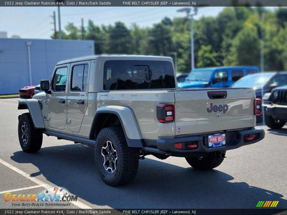 2022 Jeep Gladiator Rubicon 4x4 Gobi / Black/Dark Saddle Photo #4