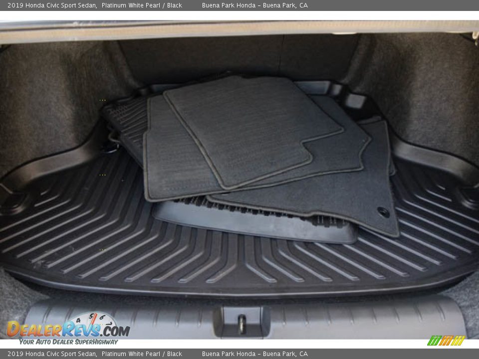 2019 Honda Civic Sport Sedan Platinum White Pearl / Black Photo #19