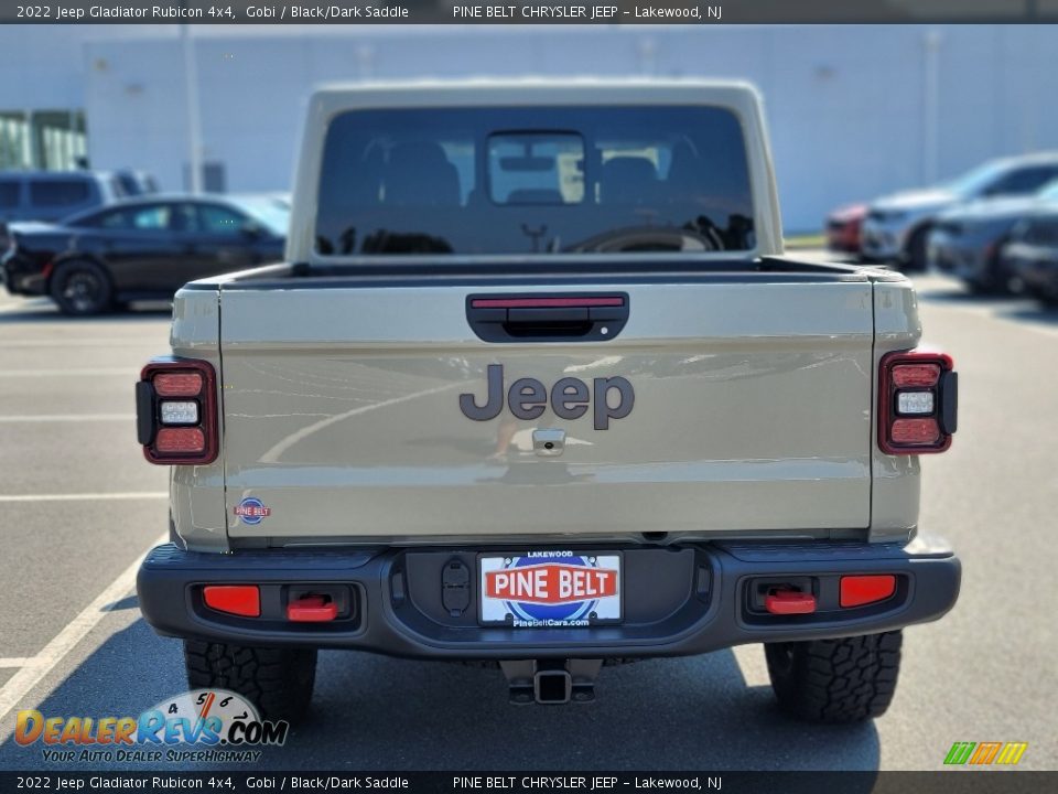 2022 Jeep Gladiator Rubicon 4x4 Gobi / Black/Dark Saddle Photo #5