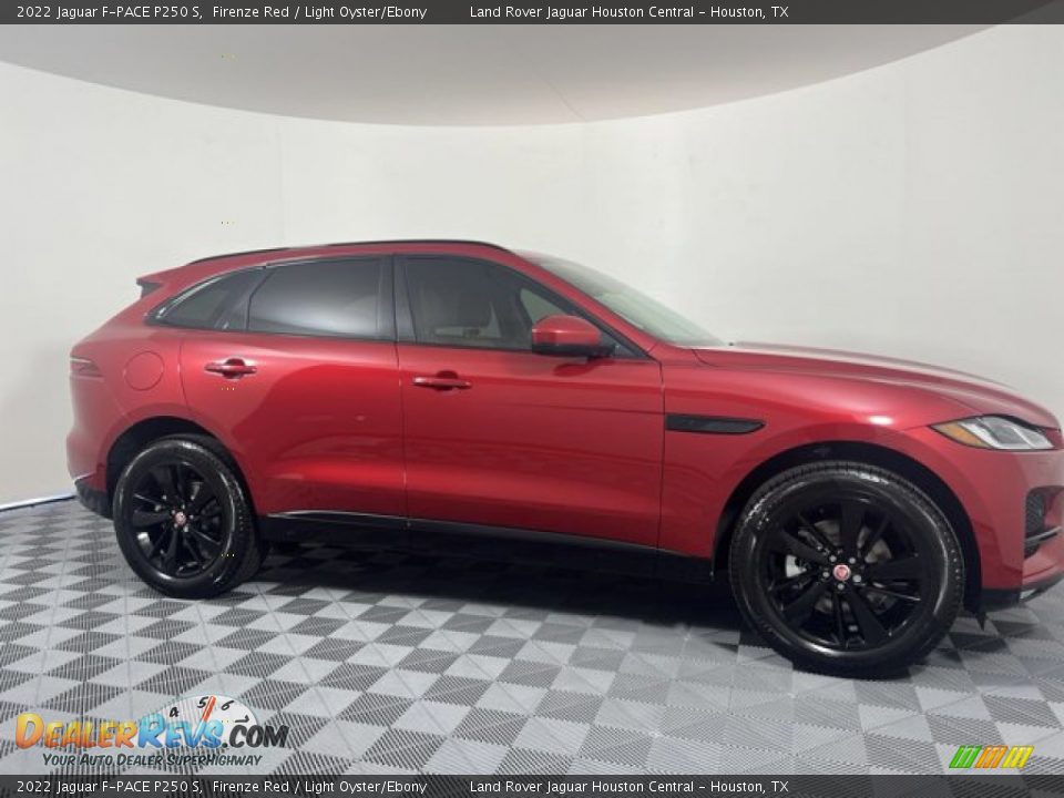 2022 Jaguar F-PACE P250 S Firenze Red / Light Oyster/Ebony Photo #10