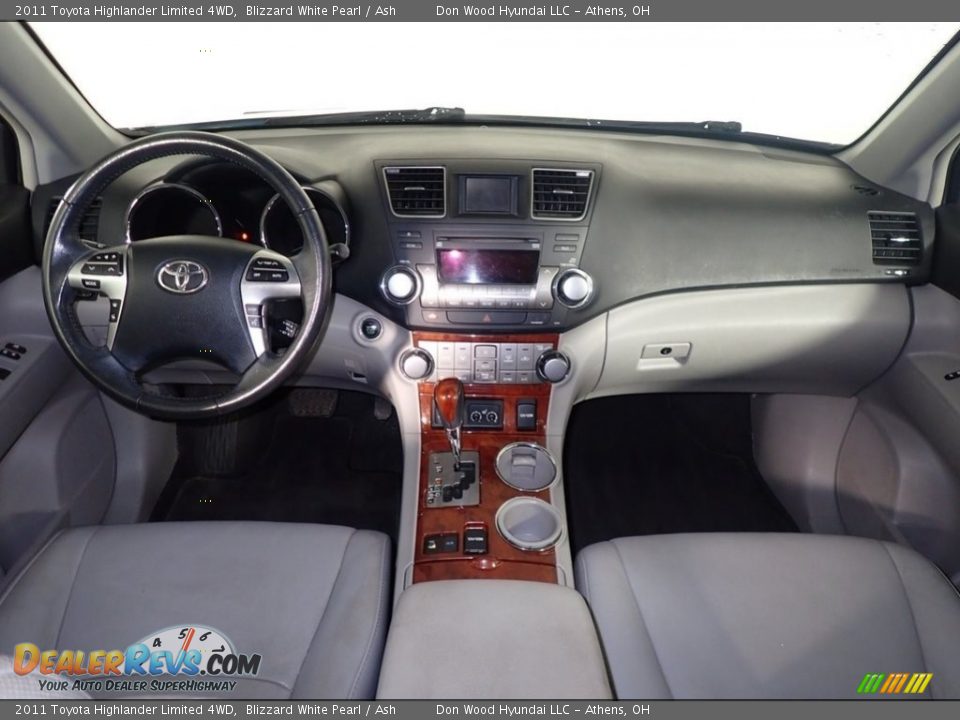 2011 Toyota Highlander Limited 4WD Blizzard White Pearl / Ash Photo #24