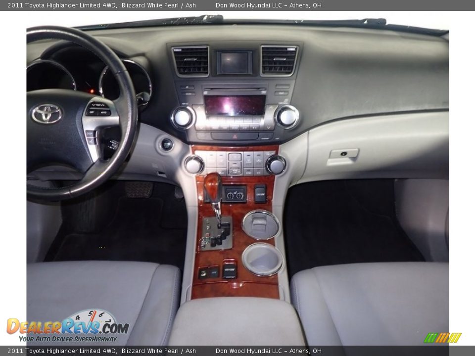 2011 Toyota Highlander Limited 4WD Blizzard White Pearl / Ash Photo #25
