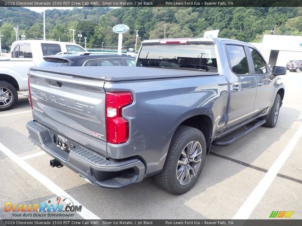 2019 Chevrolet Silverado 1500 RST Crew Cab 4WD Silver Ice Metallic / Jet Black Photo #4