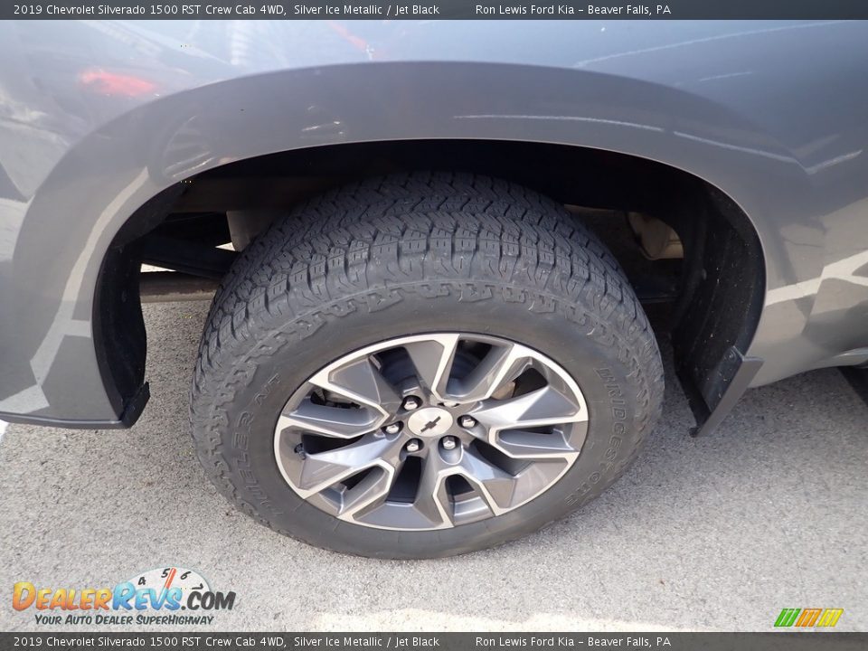 2019 Chevrolet Silverado 1500 RST Crew Cab 4WD Silver Ice Metallic / Jet Black Photo #5
