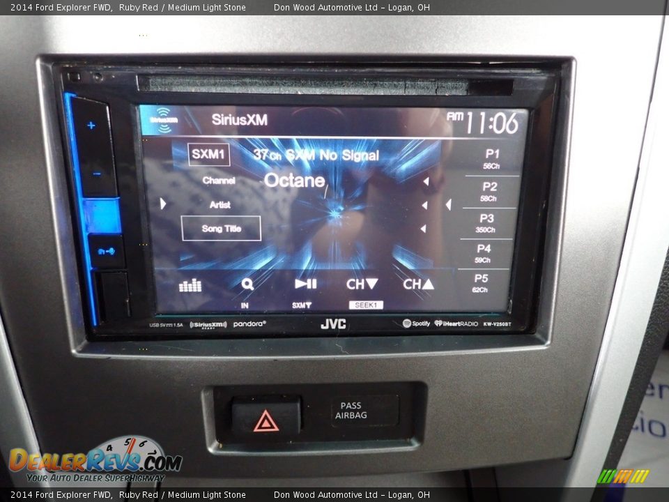 2014 Ford Explorer FWD Ruby Red / Medium Light Stone Photo #3