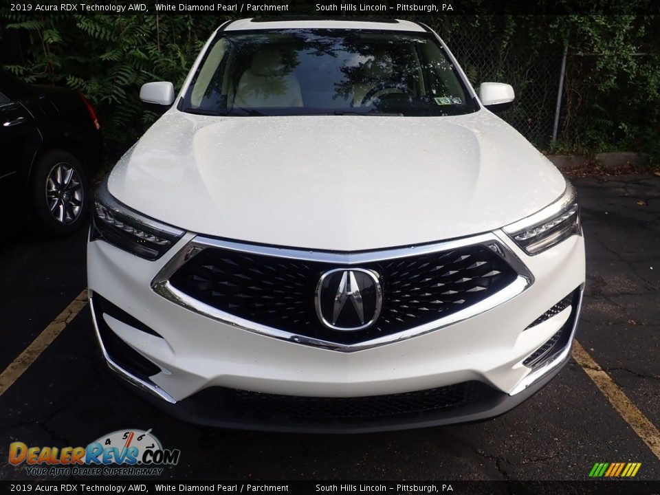 2019 Acura RDX Technology AWD White Diamond Pearl / Parchment Photo #3