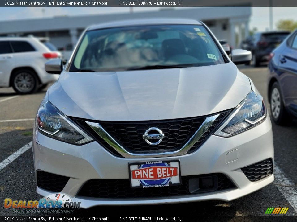 2019 Nissan Sentra SV Brilliant Silver Metallic / Charcoal Photo #3