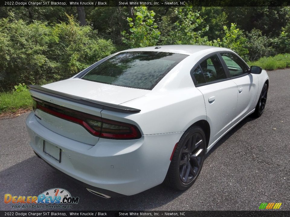 2022 Dodge Charger SXT Blacktop White Knuckle / Black Photo #6