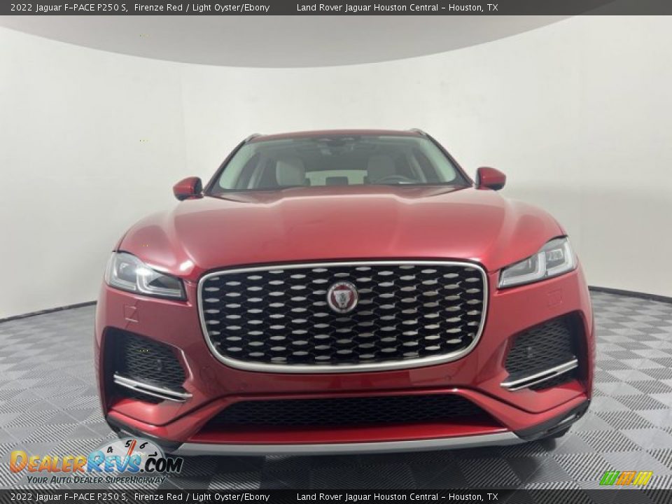 2022 Jaguar F-PACE P250 S Firenze Red / Light Oyster/Ebony Photo #7