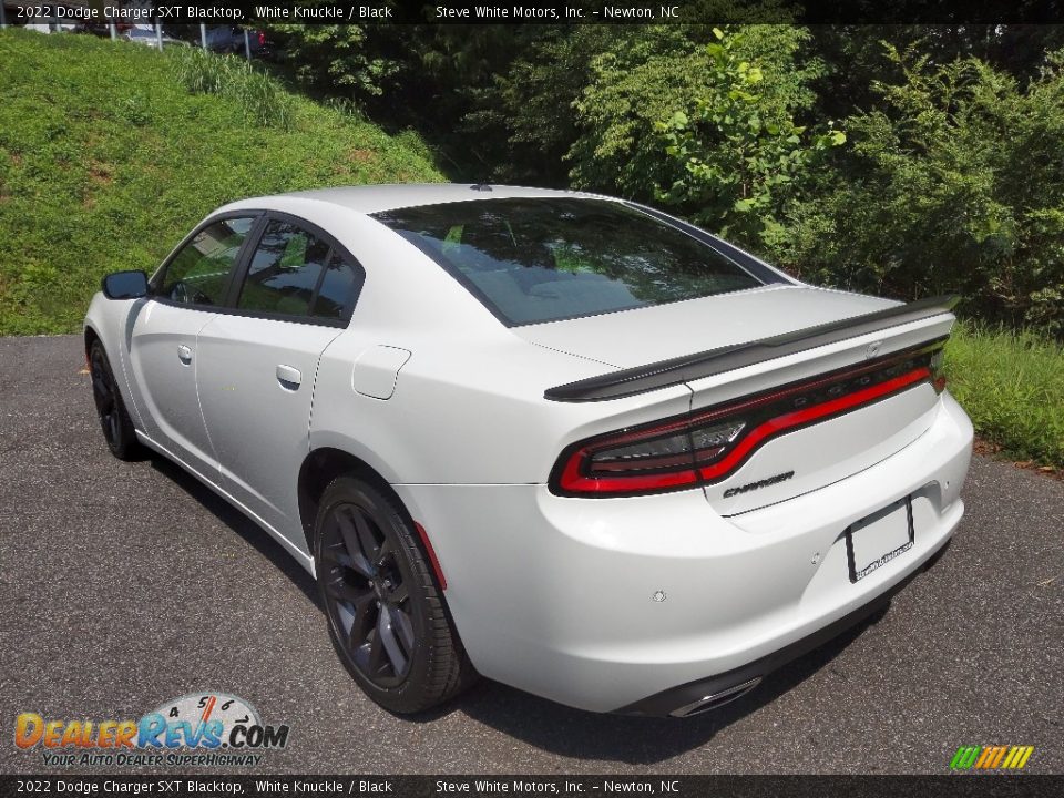 2022 Dodge Charger SXT Blacktop White Knuckle / Black Photo #8