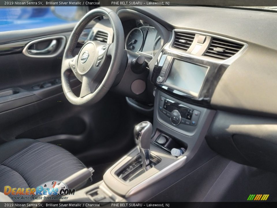 2019 Nissan Sentra SV Brilliant Silver Metallic / Charcoal Photo #6