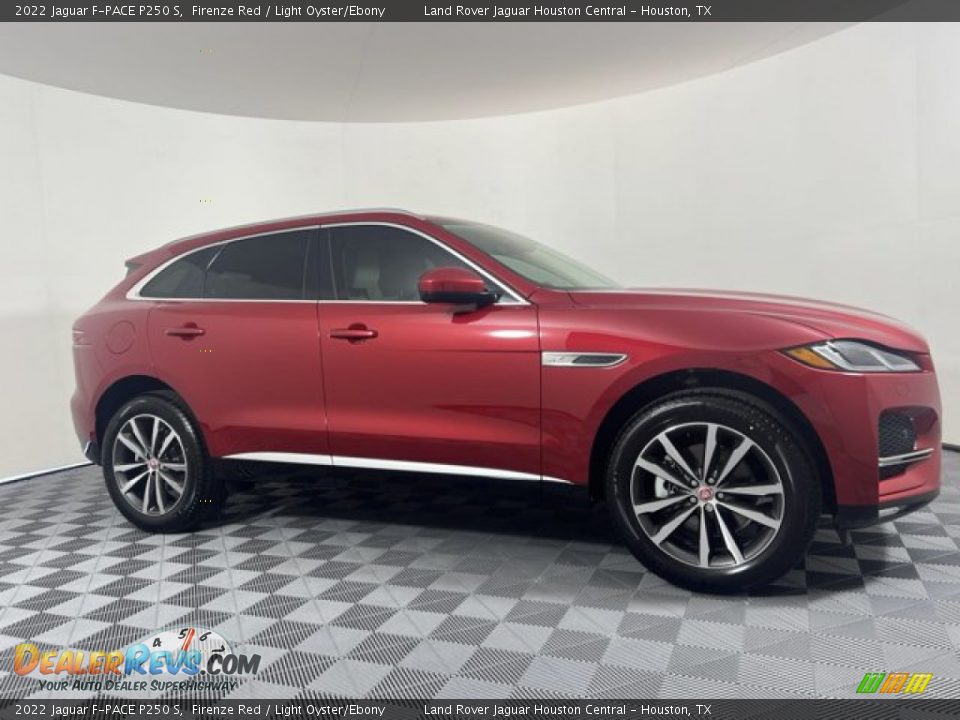 2022 Jaguar F-PACE P250 S Firenze Red / Light Oyster/Ebony Photo #10