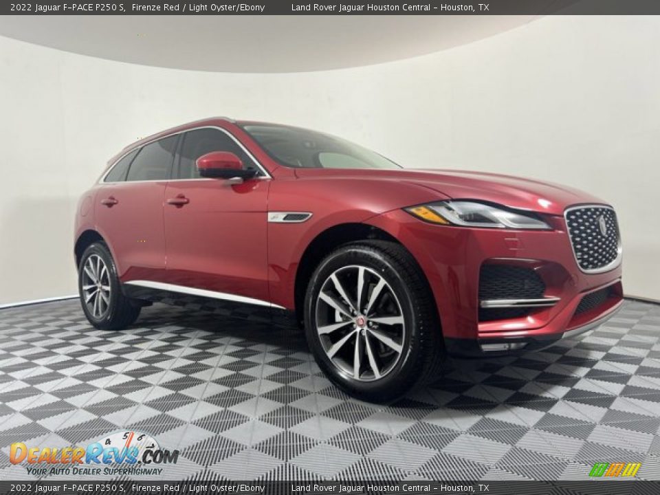 2022 Jaguar F-PACE P250 S Firenze Red / Light Oyster/Ebony Photo #11