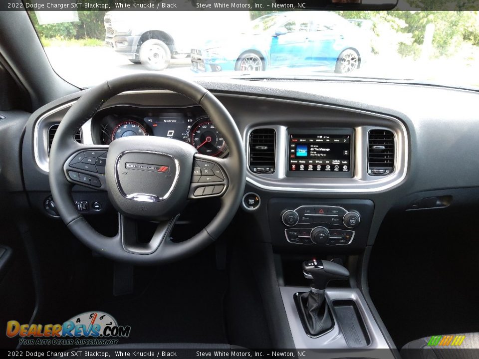 2022 Dodge Charger SXT Blacktop White Knuckle / Black Photo #17