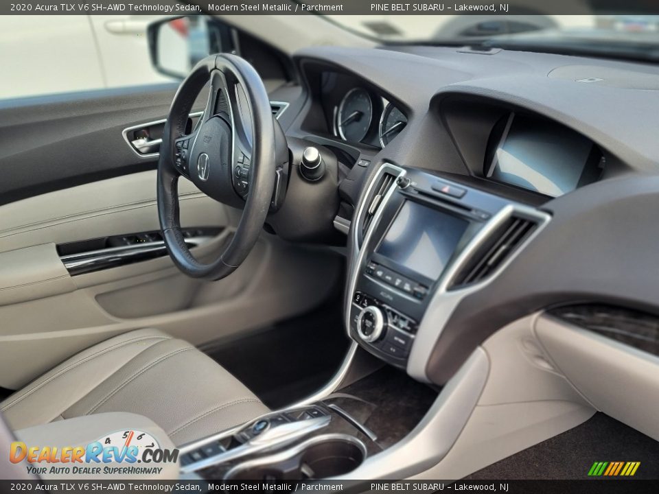 2020 Acura TLX V6 SH-AWD Technology Sedan Modern Steel Metallic / Parchment Photo #4