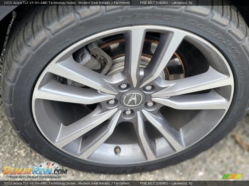 2020 Acura TLX V6 SH-AWD Technology Sedan Modern Steel Metallic / Parchment Photo #6