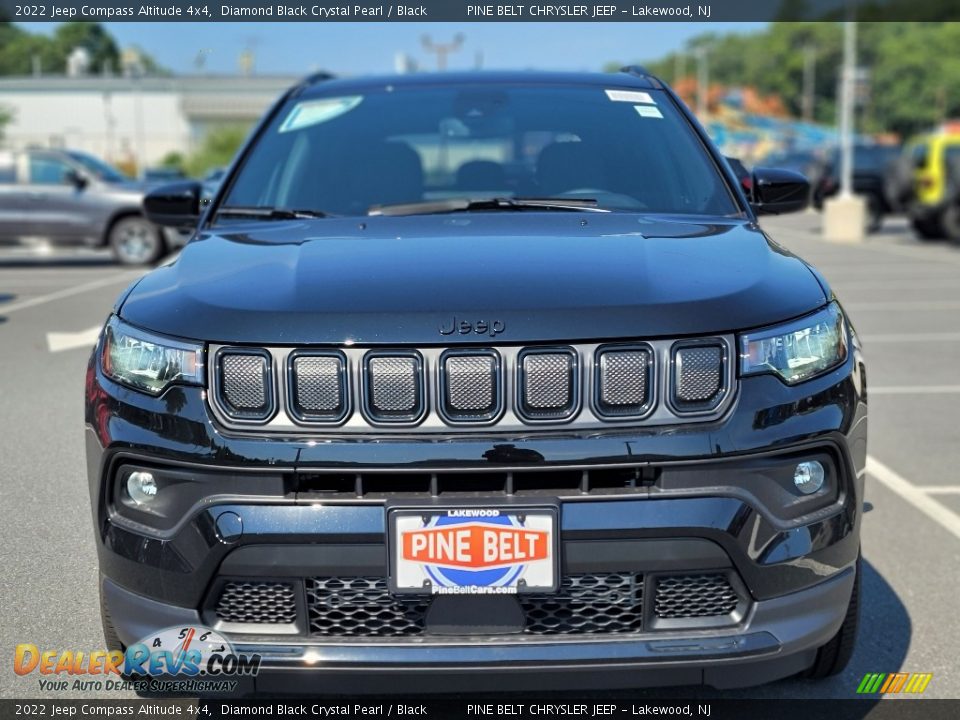 2022 Jeep Compass Altitude 4x4 Diamond Black Crystal Pearl / Black Photo #2