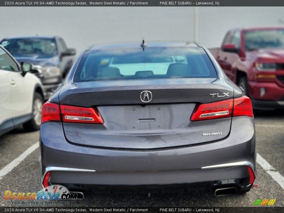 2020 Acura TLX V6 SH-AWD Technology Sedan Modern Steel Metallic / Parchment Photo #8