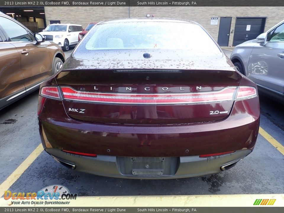 2013 Lincoln MKZ 2.0L EcoBoost FWD Bordeaux Reserve / Light Dune Photo #3