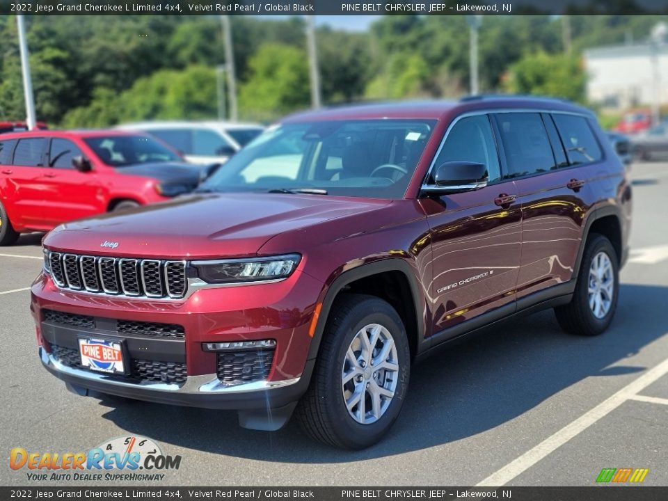 2022 Jeep Grand Cherokee L Limited 4x4 Velvet Red Pearl / Global Black Photo #1