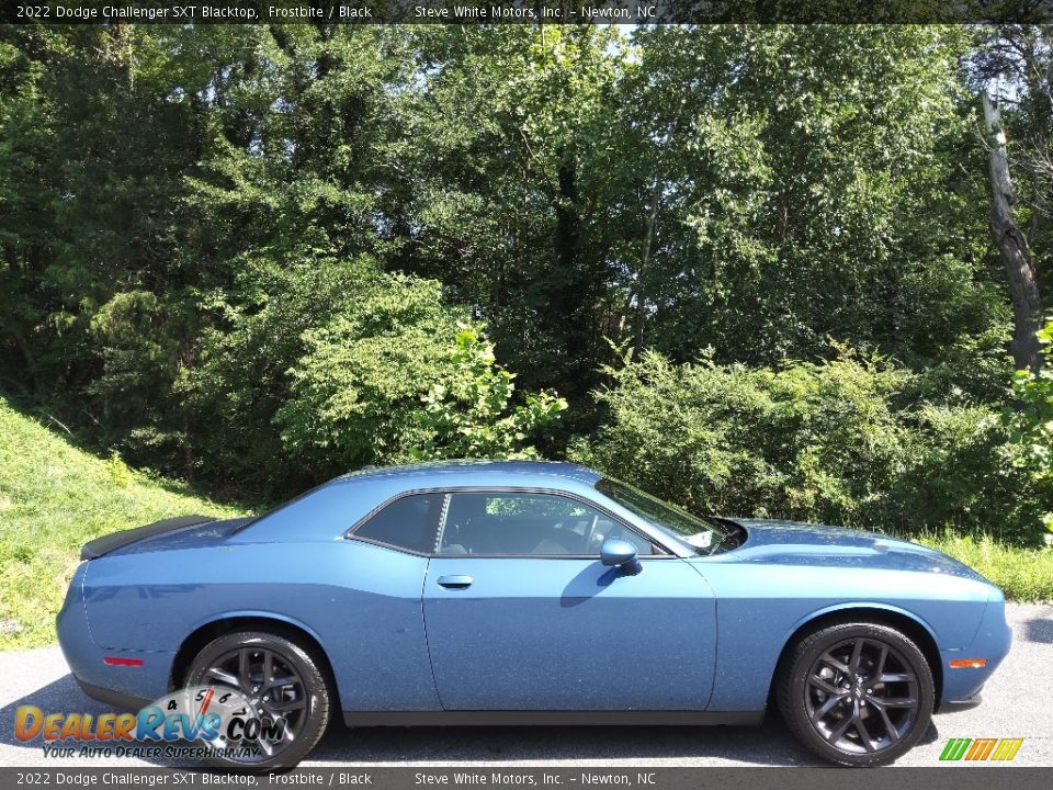 2022 Dodge Challenger SXT Blacktop Frostbite / Black Photo #5