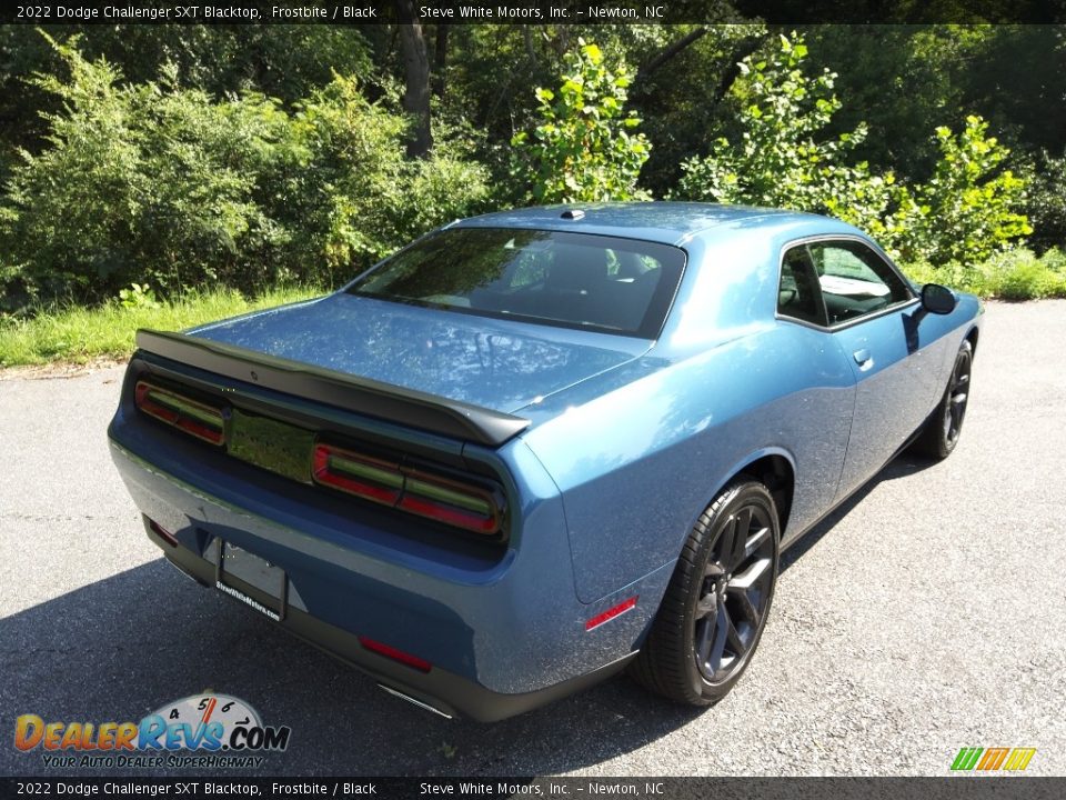 2022 Dodge Challenger SXT Blacktop Frostbite / Black Photo #6