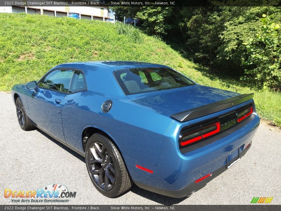 2022 Dodge Challenger SXT Blacktop Frostbite / Black Photo #8