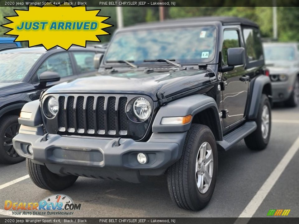 2020 Jeep Wrangler Sport 4x4 Black / Black Photo #1