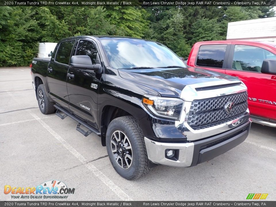 2020 Toyota Tundra TRD Pro CrewMax 4x4 Midnight Black Metallic / Black Photo #3