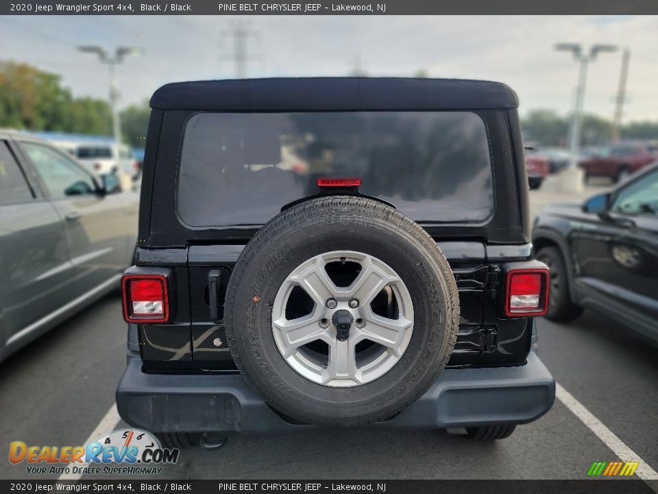 2020 Jeep Wrangler Sport 4x4 Black / Black Photo #7