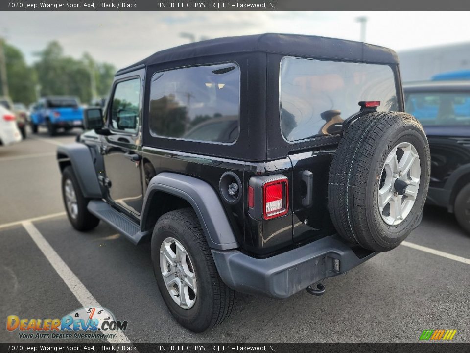 2020 Jeep Wrangler Sport 4x4 Black / Black Photo #8