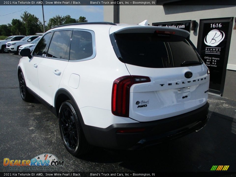 2021 Kia Telluride EX AWD Snow White Pearl / Black Photo #3