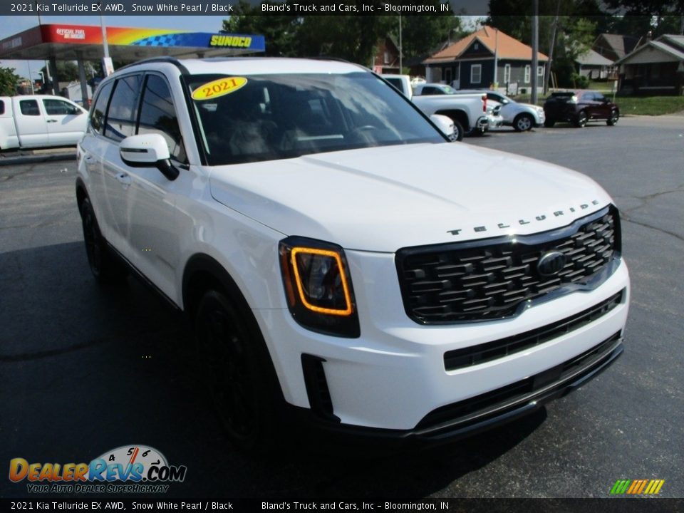 2021 Kia Telluride EX AWD Snow White Pearl / Black Photo #5