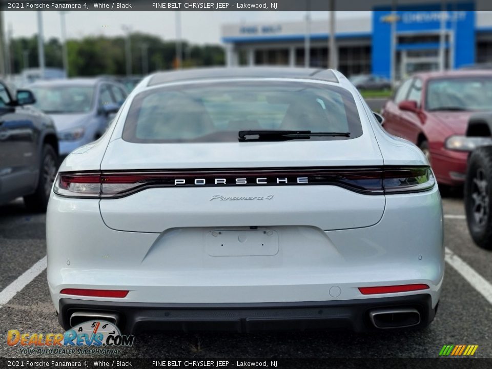 2021 Porsche Panamera 4 White / Black Photo #7