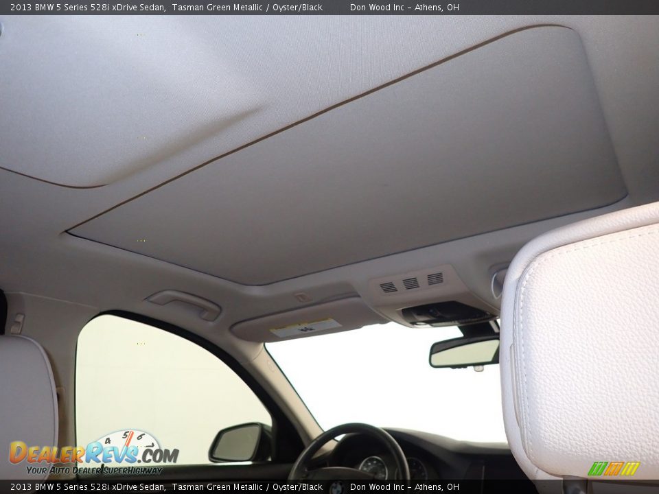 2013 BMW 5 Series 528i xDrive Sedan Tasman Green Metallic / Oyster/Black Photo #2