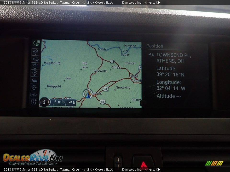 2013 BMW 5 Series 528i xDrive Sedan Tasman Green Metallic / Oyster/Black Photo #3