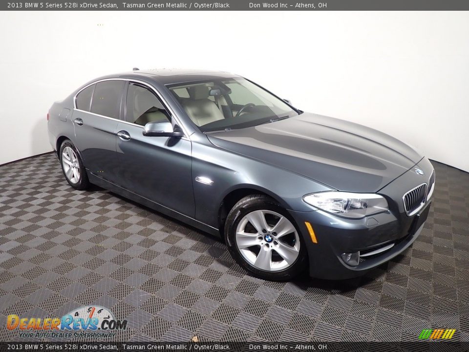 2013 BMW 5 Series 528i xDrive Sedan Tasman Green Metallic / Oyster/Black Photo #5