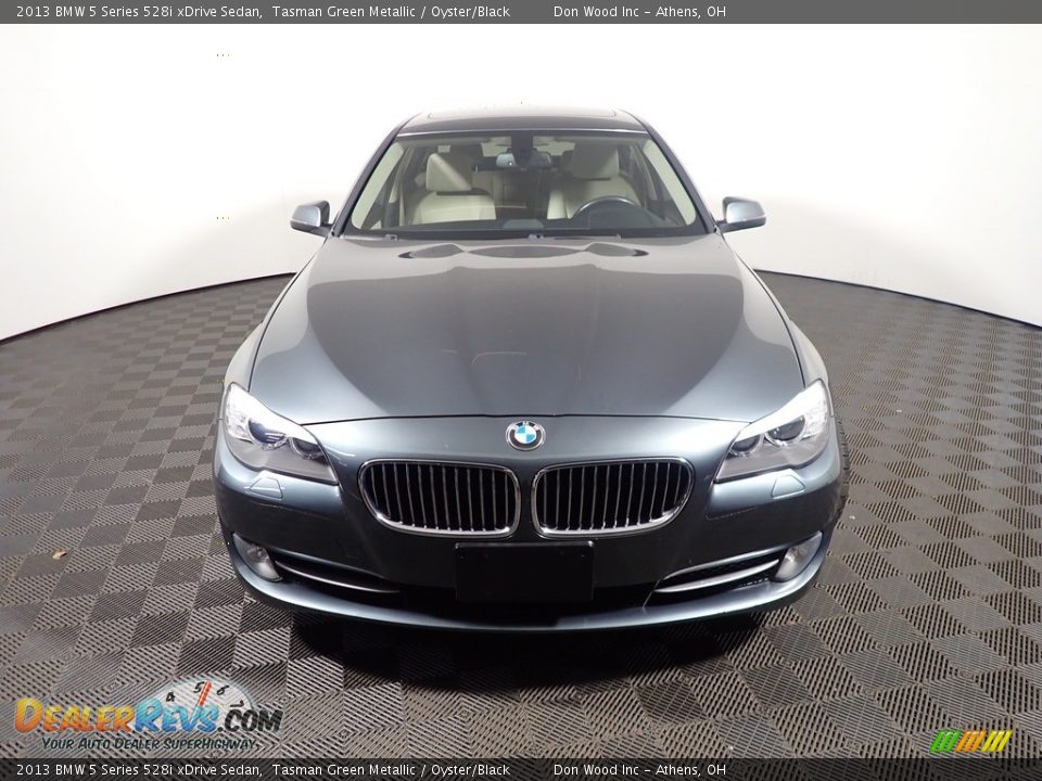 2013 BMW 5 Series 528i xDrive Sedan Tasman Green Metallic / Oyster/Black Photo #6
